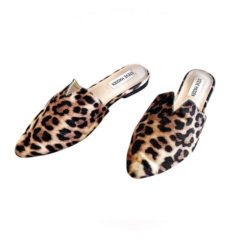 Steve Madden Ally Leopard Print Mule Slip On Shoe… - image 4